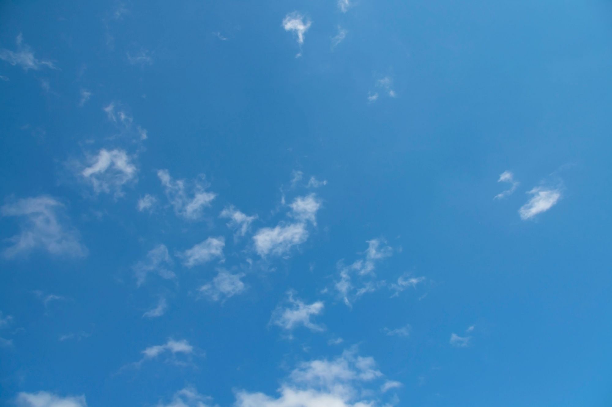 Blue sky with some little clouds